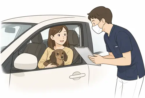 車の中で問診